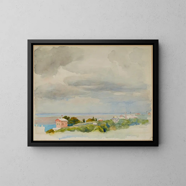 Riviera italienne - Józef Pankiewicz — gerahmtes Bild an der Wand