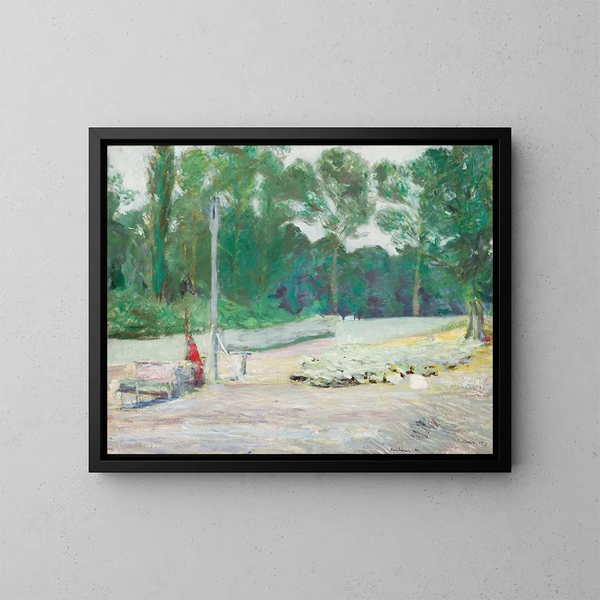 Landschaftsbild der Umgebung von Kazimierz Lubelski - Józef Pankiewicz — gerahmtes Bild an der Wand