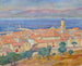 Ansicht von Saint-Tropez - Józef Pankiewicz — Ansicht des Kunstwerks