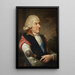 Portrait von Michał Kazimierz Ogiński 1728-1800 Hetman des Herzogtums Litauen - Józef Pitschmann — gerahmtes Bild an der Wand