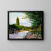 Im Garten - Józef Rapacki — gerahmtes Bild an der Wand