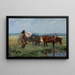 En route chez le médecin - Józef Ryszkiewicz — gerahmtes Bild an der Wand
