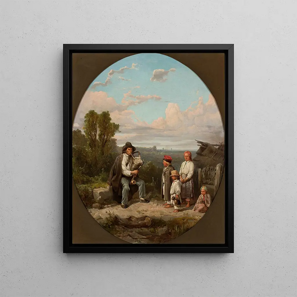 Jzef Szermentowski - Bagpipe player.webp
