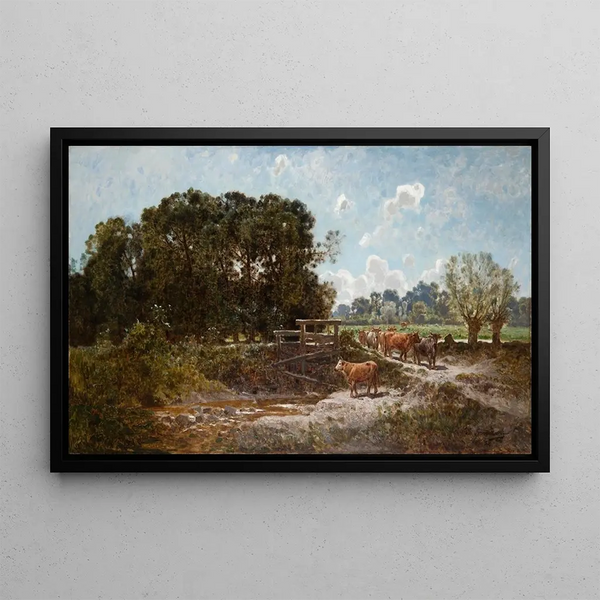 Jzef Szermentowski - Cattle on the Pasture.webp