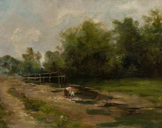 Landschaft - Józef Szermentowski — Ansicht des Kunstwerks