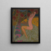 Frau und Blumen - Kajetan Stefanowicz — gerahmtes Bild an der Wand