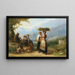 Weinlese im Tessin - Karel Frans Philippeau — gerahmtes Bild an der Wand