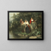 Erwartung eines Bissens - Karel Frans Philippeau — gerahmtes Bild an der Wand