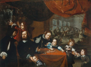 Die Familie des Edelsteinsetzers Dionysius Miseroni - Karel Škréta — Ansicht des Kunstwerks