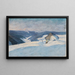 Sonnenwinter im Schwarzwald - Karl Bartels — gerahmtes Bild an der Wand