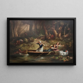 Karl Bodmer - Capture of the Calloway Girls and Jemima Boone.webp