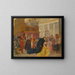 Studie für die Rückkehr von Papst Pius IX. nach Rom im Jahr 1850 - Karl Bryullov — gerahmtes Bild an der Wand