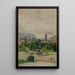 Place Dante à Trente - Karl Friedrich Gsur — gerahmtes Bild an der Wand