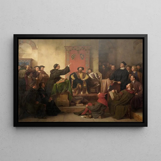 Karl Friedrich Lessing - Disputation zwischen Luther und Eck.webp
