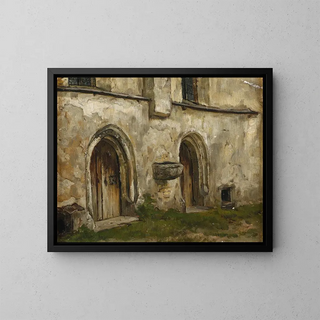 Studie von Hall 1 - Karl Gebhardt — gerahmtes Bild an der Wand