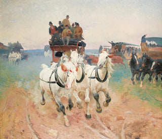 Nach dem Rennen - Karl Georg Arsenius — Ansicht des Kunstwerks