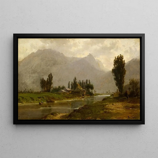 Karl Girardet - Mill near Weesen.webp