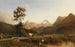 Schweizer Alpenlandschaft Gemälde - Karl Girardet — Ansicht des Kunstwerks