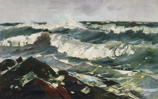 Karl Hagemeister - Die Welle Bewegte See.webp