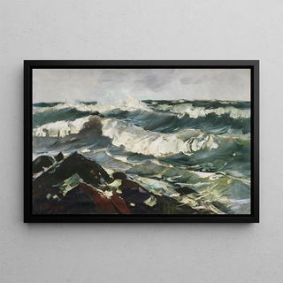 Karl Hagemeister - Die Welle Bewegte See.webp