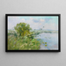 Landschaft am Seeufer der Marche - Karl Hagemeister — gerahmtes Bild an der Wand