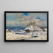 Winterlandschaft - Karl Hauptmann — gerahmtes Bild an der Wand