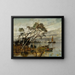 Landschaft an der Nordsee - Karl Heffner — gerahmtes Bild an der Wand