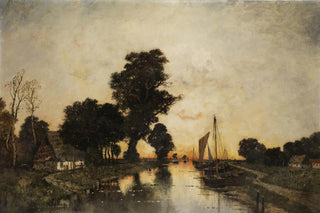 Karl Heffner - Moorlandschaft in Abendstimmung.webp