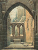 Ruinen des Oybin-Klosters im Winter - Karl Heinrich Beichling — Ansicht des Kunstwerks