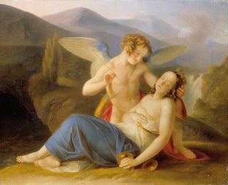 Karl Joseph Aloys Agricola - Psyche wird durch Amors Pfeil aus der Ohnmacht erweckt.webp