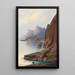 Landschaft des Fjords - Karl Kaufmann — gerahmtes Bild an der Wand