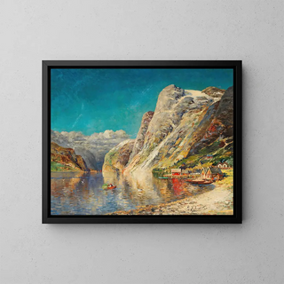Karl Kaufmann - Sommer am Norwegischen Fjord.webp