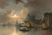 Venedig, eine Nacht im Mondschein im Bacino - Karl Kaufmann — Ansicht des Kunstwerks