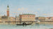 Venedig, Blick auf die Säule von San Marco - Karl Kaufmann — Ansicht des Kunstwerks