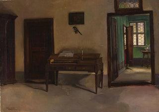 Karl Leopold Voss - Interior with a clavichord.webp