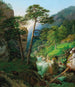 Großes Landschaftsgemälde mit fließendem Wasser - Karl Lintzbauer — Ansicht des Kunstwerks
