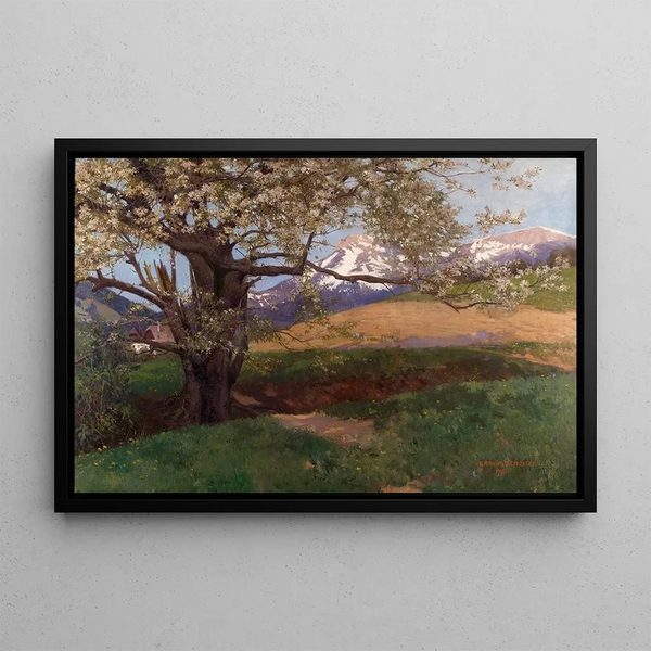 Karl Maria Schuster - Blhender Kirschbaum.webp