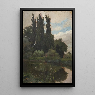 Karl Maria Thuma - Poplars by the Water.webp