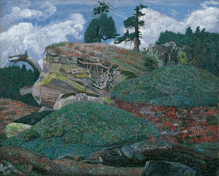Karl Mediz - Landschaft mit Felsen.webp