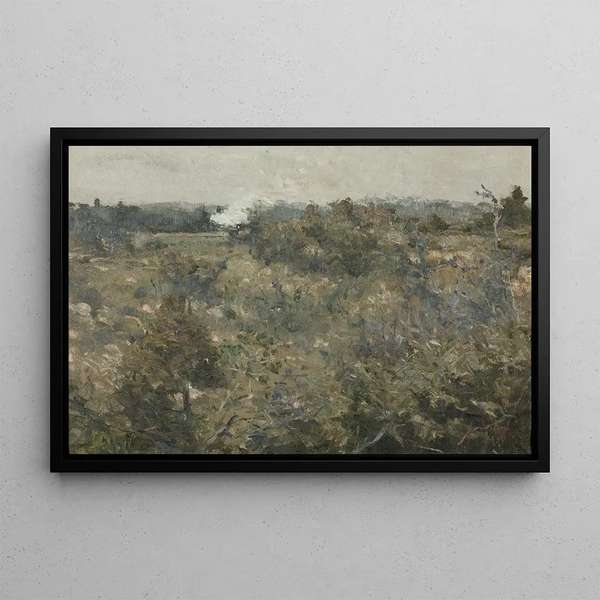 Landschaft von Grez-sur-Loing - Karl Nordström — gerahmtes Bild an der Wand
