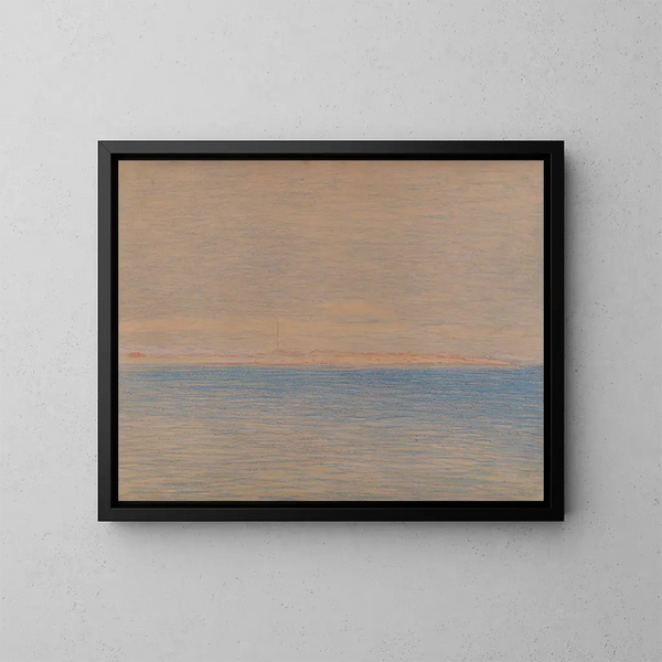 Marque de navigation - Karl Nordström — gerahmtes Bild an der Wand
