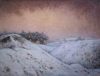 Schneefall - Karl Nordström — Ansicht des Kunstwerks