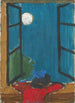 Mädchen und der Mond - Karl Prsimgi — Ansicht des Kunstwerks