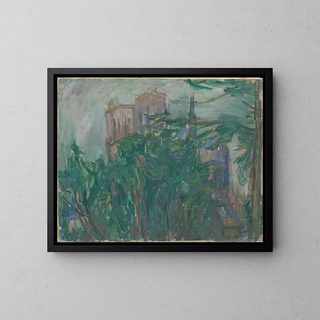 Bewegung von Paris Notre-Dame - Karl Prsimgi — gerahmtes Bild an der Wand
