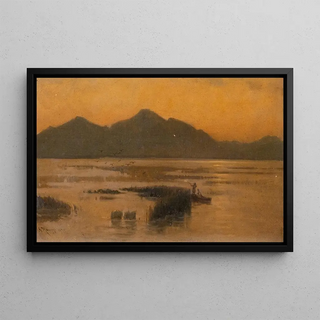 Karl Raupp - Evening at lake Chiemsee.webp