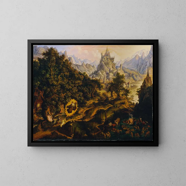 Die Legende von Tannhäuser - Karl Russ — gerahmtes Bild an der Wand