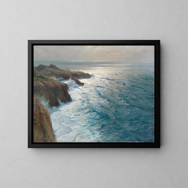 Rupture de mer - Karl Theodor Boehme — gerahmtes Bild an der Wand