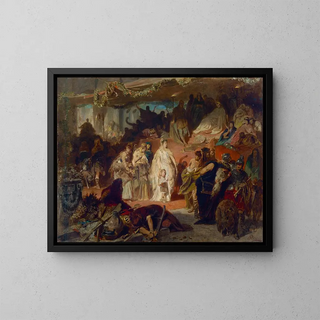 Karl Theodor von Piloty - Thusnelda in the triumphal procession of Germanikus.webp