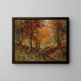 Karl Vikas - A Forest Glade in Autumn.webp