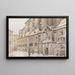 Winterspaziergang - Karl Wenzel Zajicek — gerahmtes Bild an der Wand